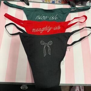 Victoria's Secret cotton v-string Panties